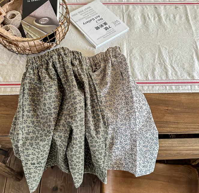 2023春新品★子供服　ボトムス　ズボン　九分丈　80-130cm★2色