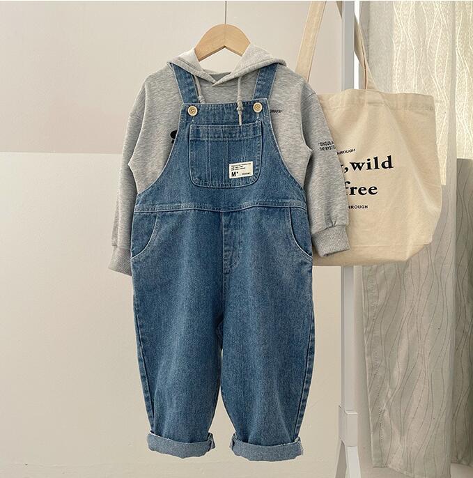 2023新品★子供服　デニムサロペット★80-140cm★