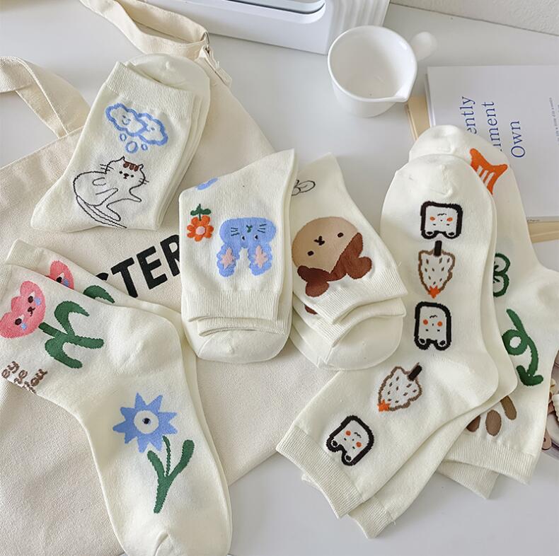 2023★春夏新作★ソックス★韓国風★大人靴下★6色