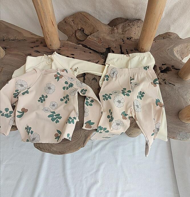 2023★春夏新作★韓国風子供服★トップス+ズボン2セット★2色73-100CM