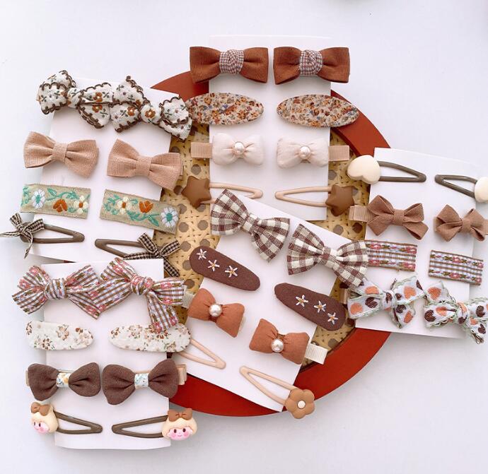 子供用★髪飾り★まとめ髪用★ヘアアクセサリー★ヘアピン★8枚入り★韓国風★多色