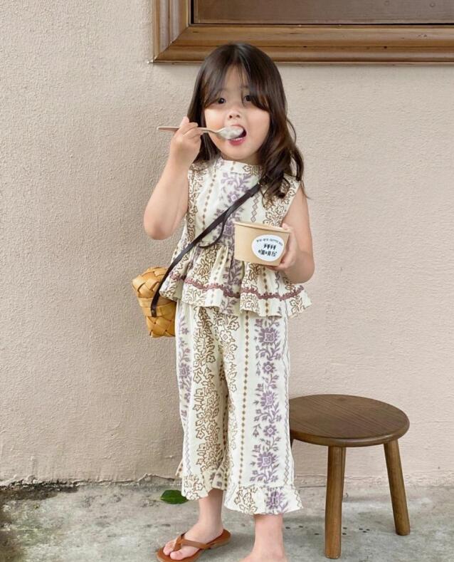 2023新品★子供服　トップス+ズボン　セット★90-140cm★