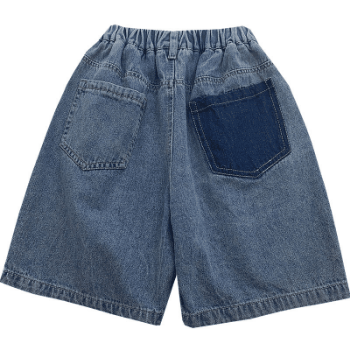 お勧め 春夏新作 デニムズボン ジーンズ ジーパン 男の子 ハーフパンツ 韓国風子供服 110-160