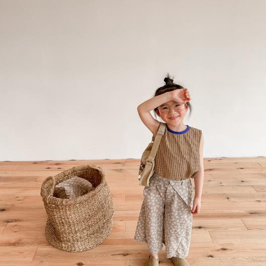 2023夏新品★子供服　トップス ベスト　80-130cm★2色