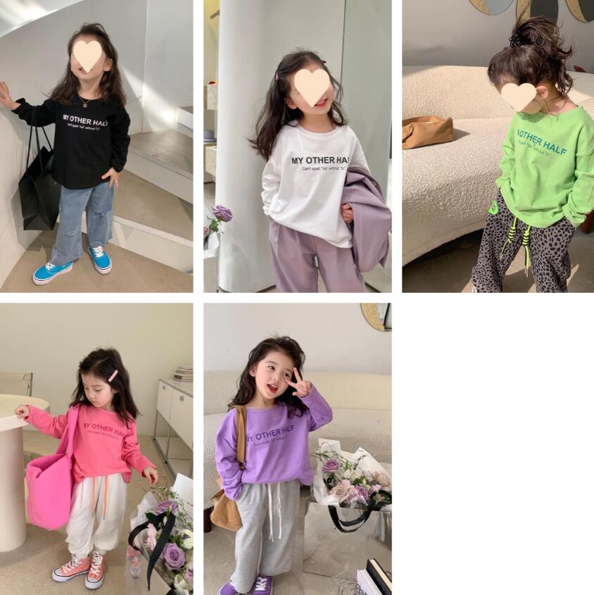 2023★春夏新作★韓国風子供服★トップス★Tシャツ★5色90-140CM