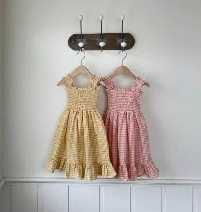 2023★春夏新作★韓国風子供服★吊りワンピース★2色73-100CM