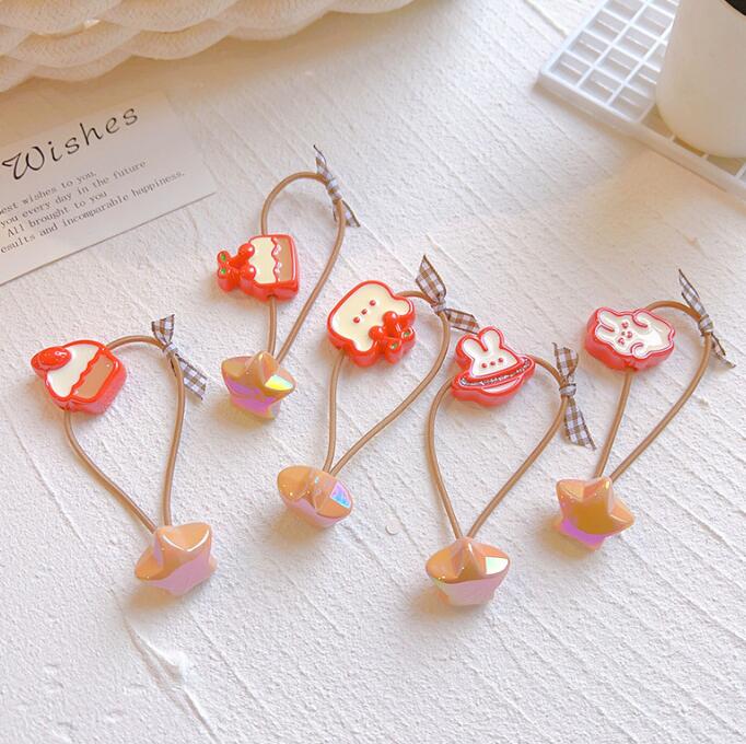 子供用★キッズ★髪飾り★まとめ髪用★ヘアアクセサリー★ヘアゴム★可愛い★多色