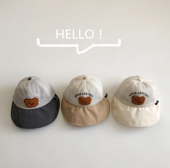 子供用★帽子★キャップ★野球帽★男女兼用★日焼け防止★ベビー★通気性★3色