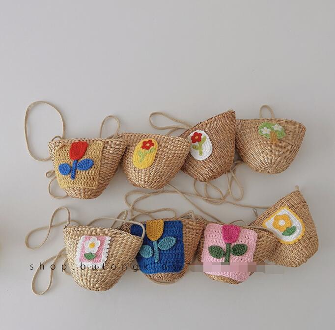 新登場★子供バッグ　藤編み可愛いバッグ★8種