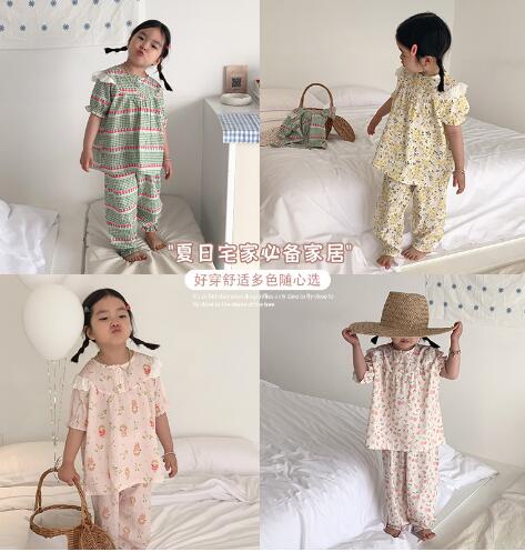 2023新品★子供服　部屋着　セットアップ★90-140cm★4種