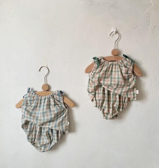 2023★春夏新作★韓国風ベビー服★トップス+ズボン2セット★2色66-100CM