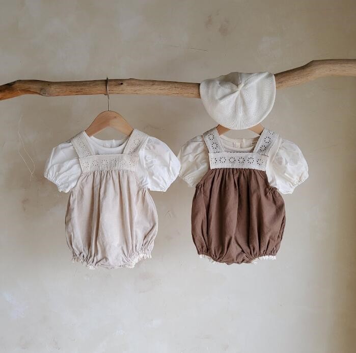 2023★春夏新作★韓国風子供服★トップス★ロンパース★66-100CM