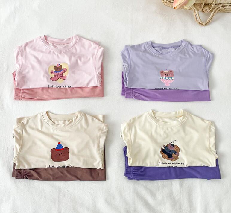 2023年★子供服　トップス+ズボン　セット★90-130cm★4色