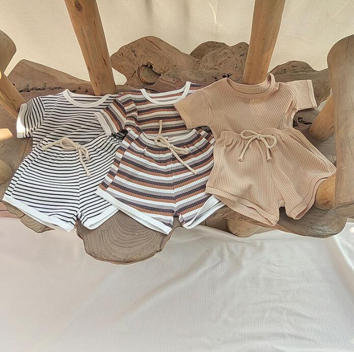 子供服★トップス+パンツ★セットアップ★韓国風子供服★ベビー★男女兼用★5色★73-100CM