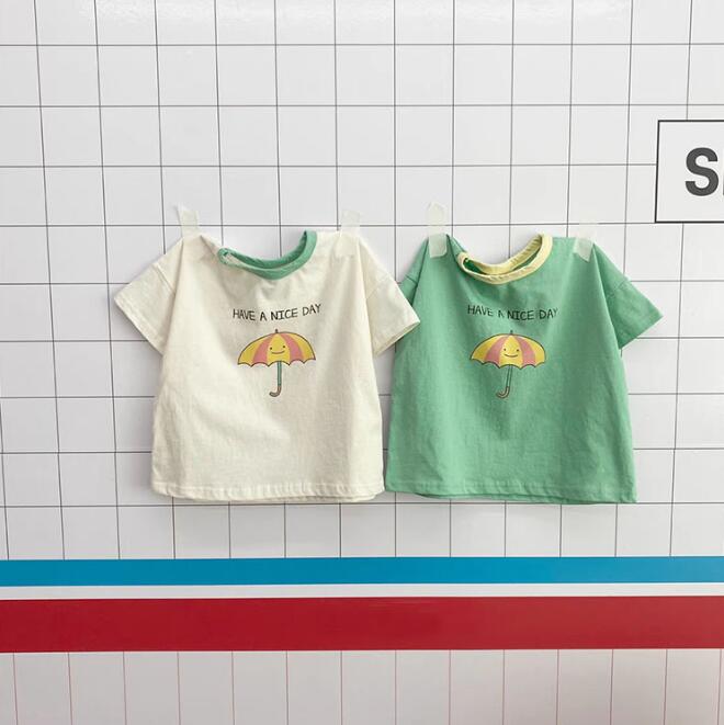 2023★春夏新作★韓国風子供服★Tシャツ★2色73-100CM