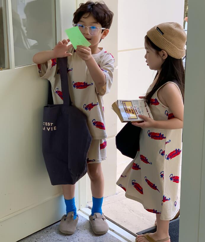 2023年★子供服　ワンピース&上下セット★90-150cm★2色