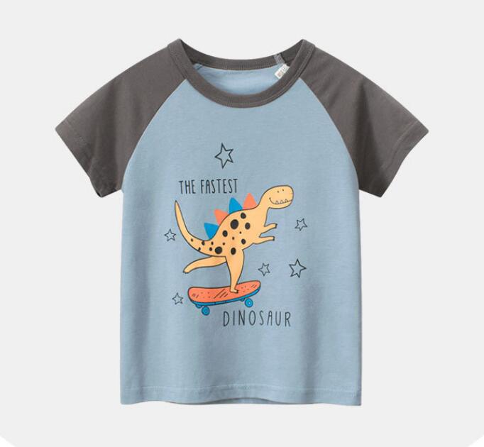 子供服★トップス★Tシャツ★韓国風子供服★キッズ男の子★ダイナソー★90-140CM