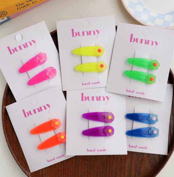 子供用★キッズ★髪飾り★まとめ髪用★ヘアアクセサリー★ヘアピン★2枚入り★多色