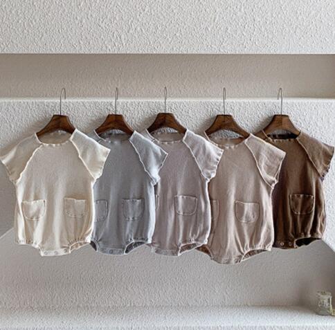 2023夏新品★ベビー服★ロンパース★66-90cm★3色