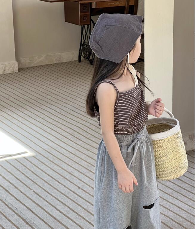 2023★春夏新作★韓国風子供服★キャミソール★3色90-150CM