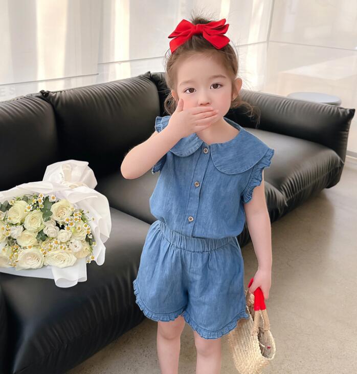 2023★春夏新作★韓国風子供服★トップス+ズボン2セット★90-140CM