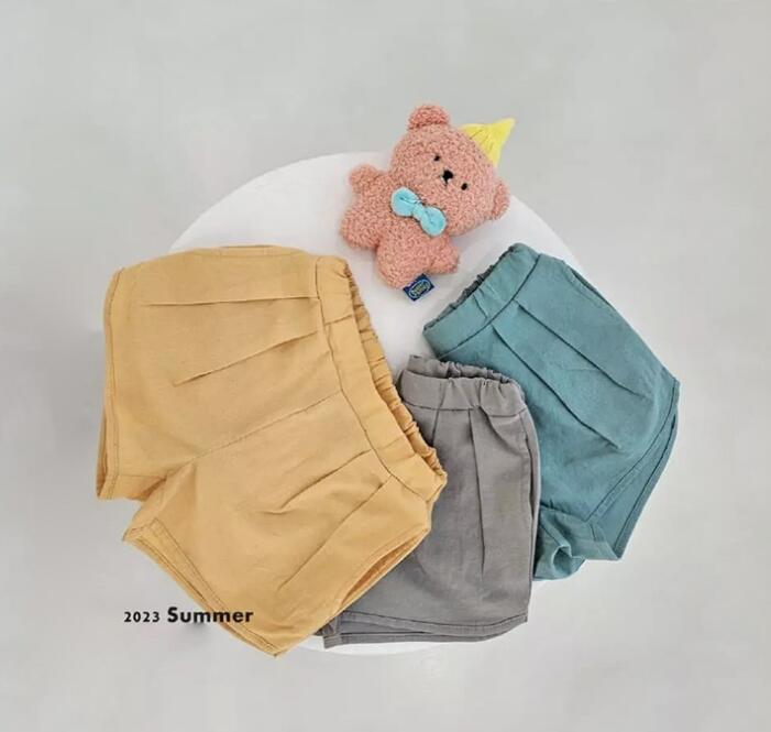 子供服★ショートパンツ★ボトムス★韓国風子供服★キッズ男の子★無地★3色★80-130CM