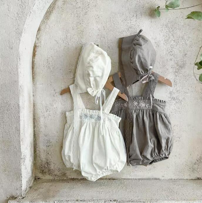 2023夏新品★ベビー服★ロンパース+帽子★66-90cm★2色