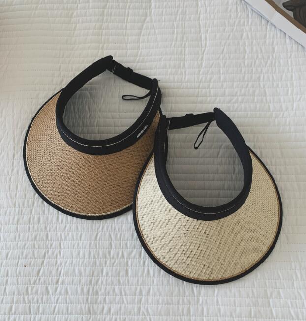 2023★韓国風★キャップ★日焼け止め★麦わら帽子★草編み帽子★子供用★2色