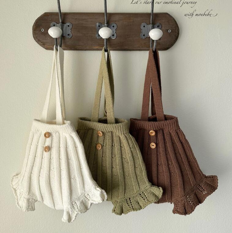 2023年新品★ベビー服　ニットサロペット　連体服★66-100cm★3色