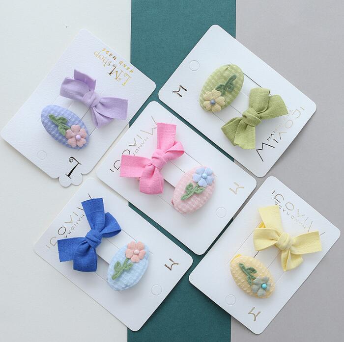 子供用★ヘアピン★髪飾り★まとめ髪用★ヘアアクセサリー★韓国風★2枚入り★多色