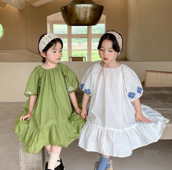 2023★春夏新作★韓国風子供服★ワンピース★2色7-15