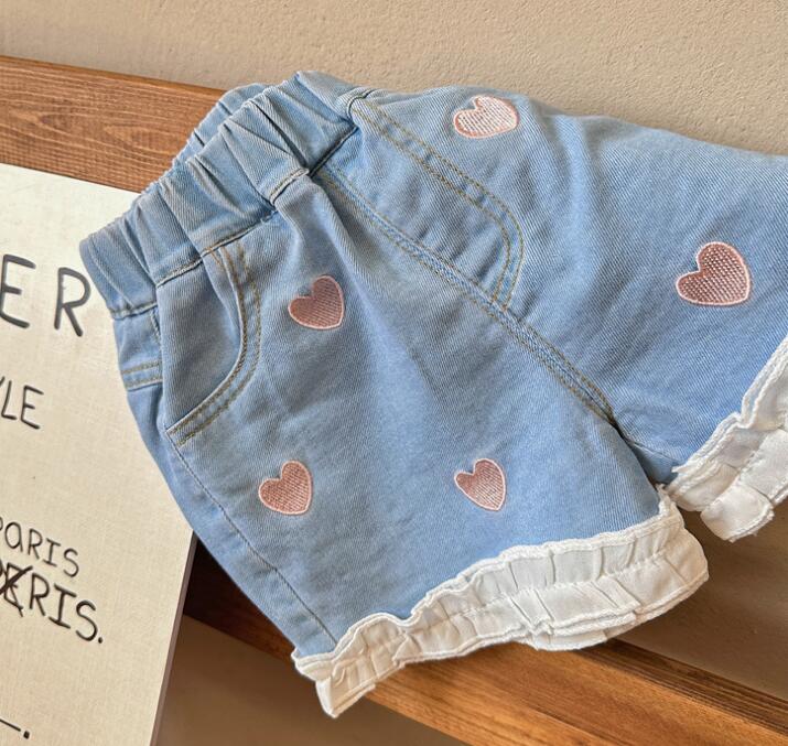 2023年★子供服　デニムショートズボン★90-130cm★