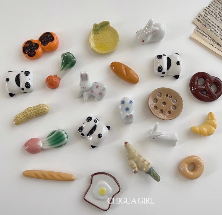 雑貨★超人気★陶器　可愛い箸置き★18種