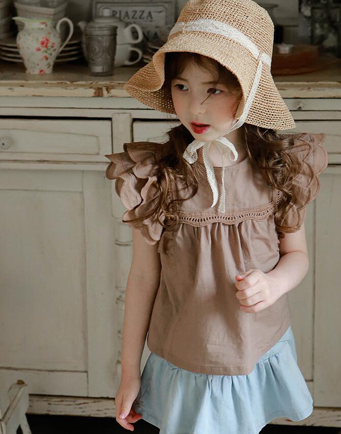 2023★春夏新作★韓国風子供服★Tシャツ★3色90-150CM