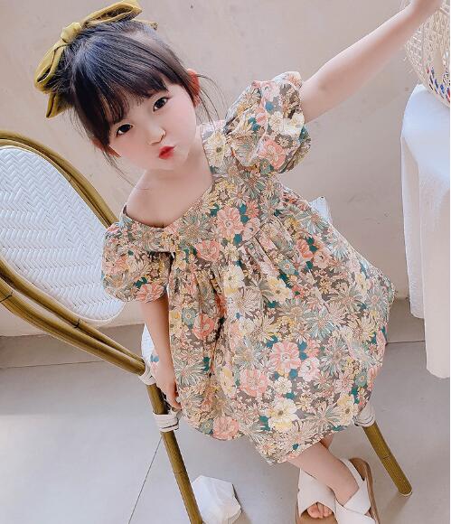 2023★春夏新作★韓国風子供服★ワンピース★7-15