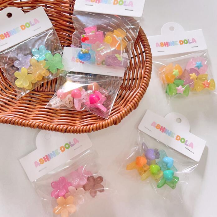 子供用★ヘアピン★髪飾り★まとめ髪用★ヘアアクセサリー★ヘアクリップ★可愛い★5枚入り★多色