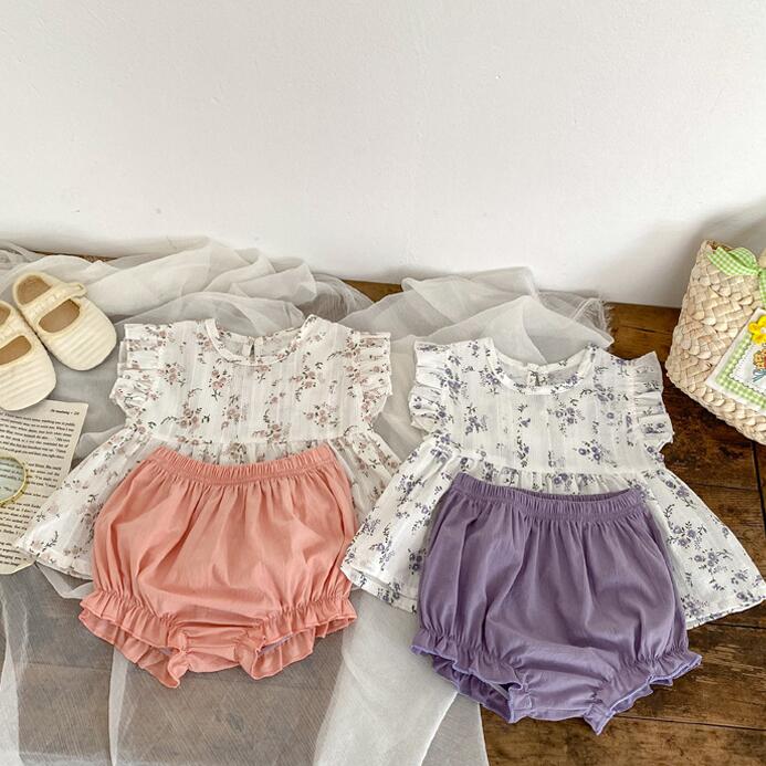 子供服★トップス+パンツ★セットアップ★韓国風子供服★ベビー★可愛い★2色★66-100CM