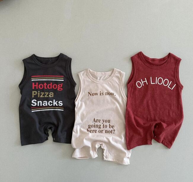 2023夏新品★ベビー服★ロンパース★66-90cm★3色