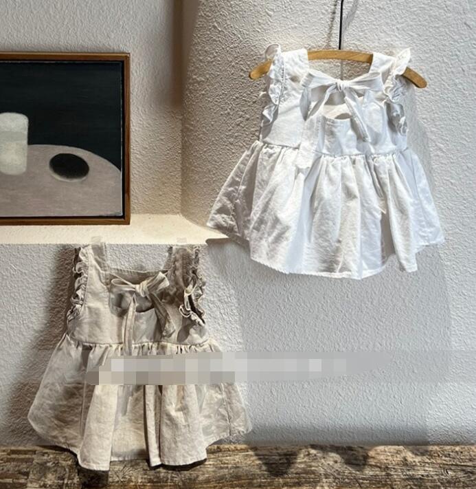 h新品★ベビー服　ワンピース　2色★65-100