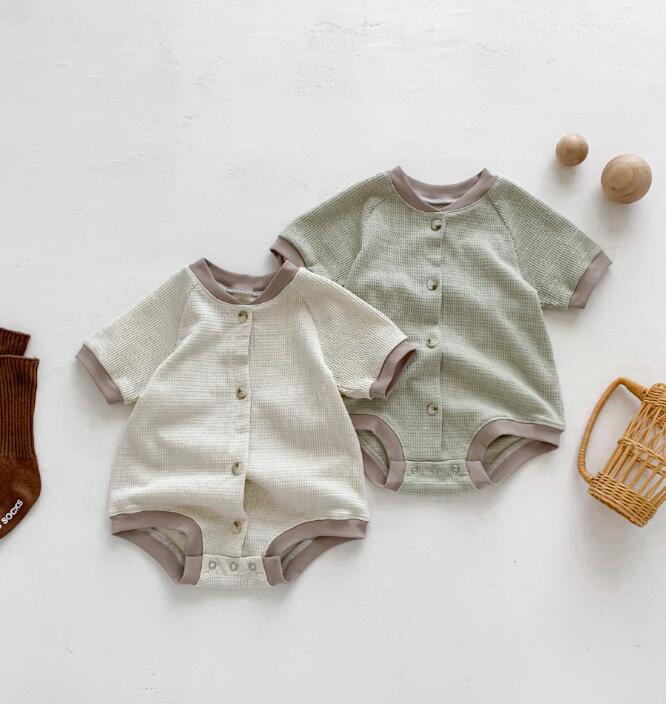 2023★春夏新作★韓国風子供服★ロンパース★2色66-100CM