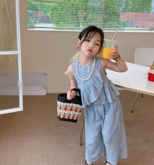 2023★春夏新作★韓国風子供服★トップス+ズボン2セット★90-140CM