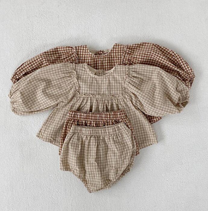 2023★春夏新作★韓国風子供服★トップス+ズボン2セット★2色66-90CM