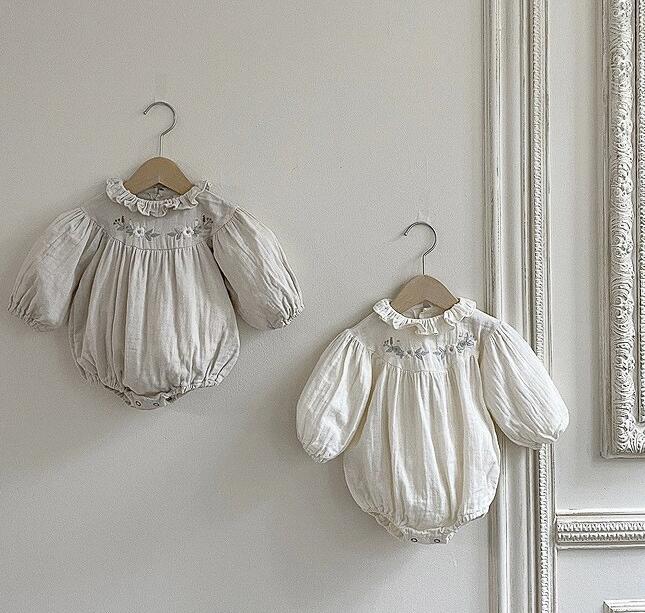 2023秋新品★ベビー服★可愛いロンパース★66-90cm★2色