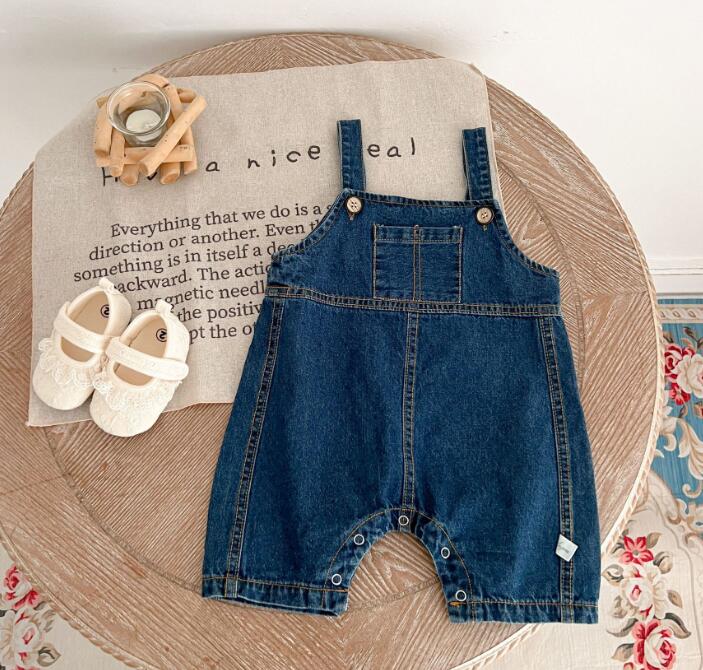 子供服★ロンパース★サロペット★韓国風子供服★ベビー★男女兼用★無地★袖なし★66-100CM