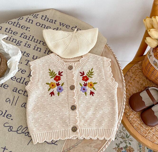 子供服★トップス★ノースリーブ★ニット★カーディガン★韓国風子供服★ベビー★66-100CM