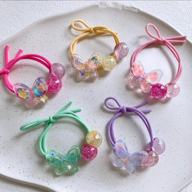 髪飾り★まとめ髪用★ヘアアクセサリー★子供用★キッズ女の子★ヘアゴム★多色