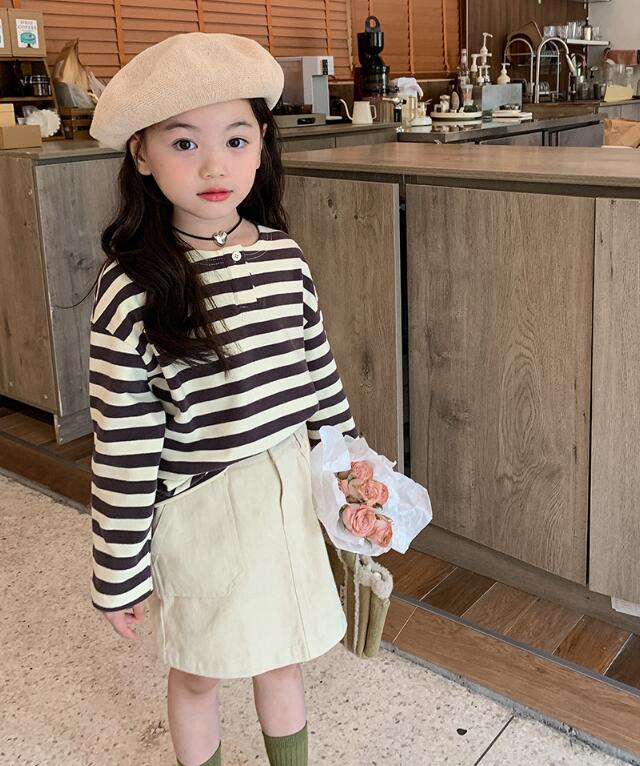 2023★春秋新作★韓国風子供服★Tシャツ★90-150CM