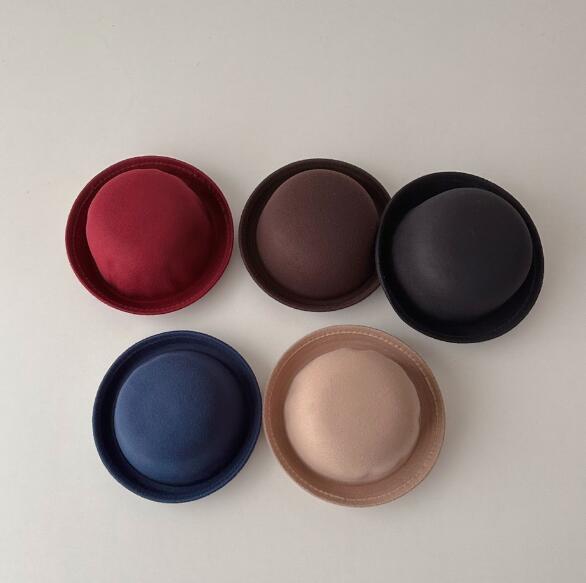 子供用★帽子★キッズ★韓国風★男女兼用★無地★カジュアル★5色