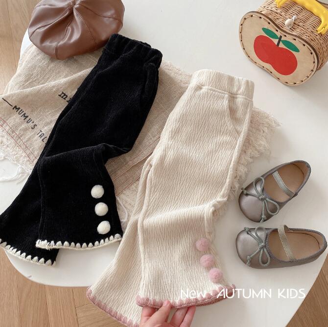 子供服★ズボン★ボトムス★韓国風子供服★キッズ女の子★カジュアル★2色★80-120CM