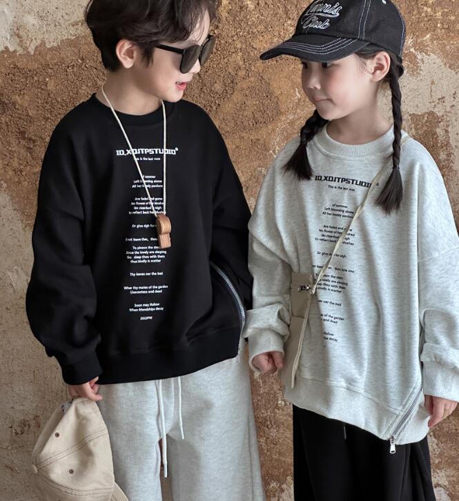 2023★春秋新作★韓国風子供服★スウェット★2色90-140CM